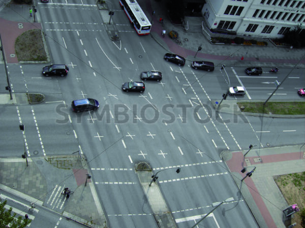 Blick auf Kreuzung Schloßstraße/Ring 2 - Fotos-Schmiede