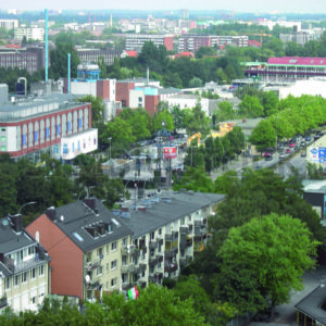 Blick von Wandsbek Markt nach Osten Richtung Rüterstraße - Fotos-Schmiede