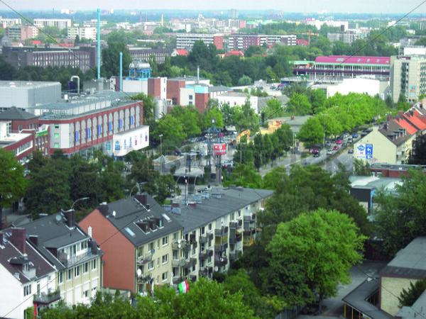 Blick von Wandsbek Markt nach Osten Richtung Rüterstraße - Fotos-Schmiede