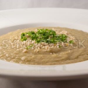 Erbsensuppe Aufsicht - Fotos-Schmiede