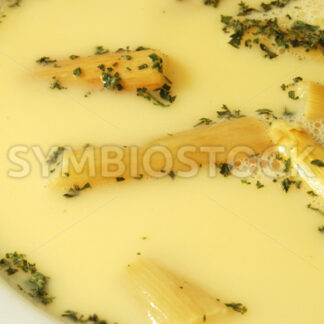 Gebundene Spargelcremesuppe Detail - Fotos-Schmiede