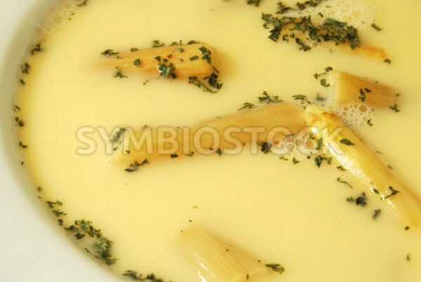 Gebundene Spargelcremesuppe Detail - Fotos-Schmiede