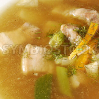 Gemüsesuppe mit Schweinebauch Detail - Fotos-Schmiede