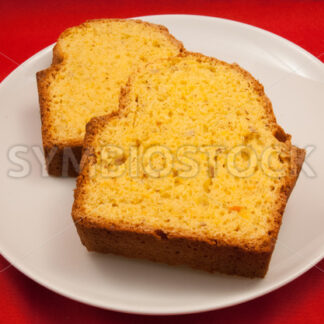 Karottenkuchen hell Aufsicht - Fotos-Schmiede