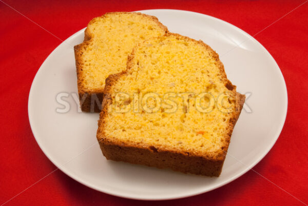 Karottenkuchen hell Aufsicht - Fotos-Schmiede