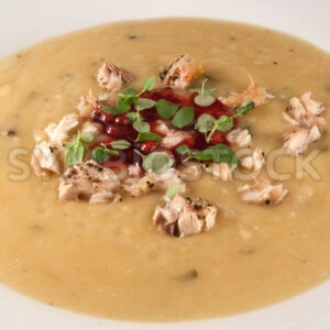 Kartoffelsuppe Aufsicht - Fotos-Schmiede