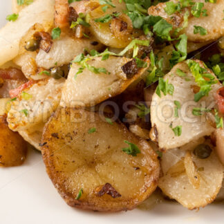 Kohlrabi-Kartoffel-Pfanne Detail - Fotos-Schmiede