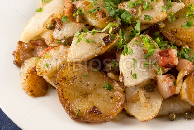Kohlrabi-Kartoffel-Pfanne Detail - Fotos-Schmiede