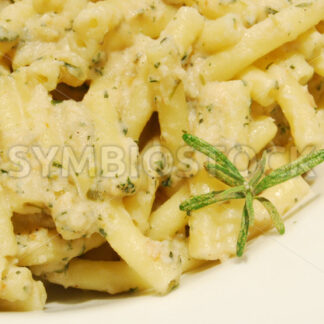 Maccheroni auf Forellenpesto Detail - Fotos-Schmiede