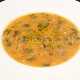 Tomaten-Brot-Suppe Aufsicht - Fotos-Schmiede
