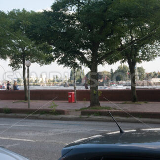 Blick auf die Promenade an der Hafenstraße - Fotos-Schmiede