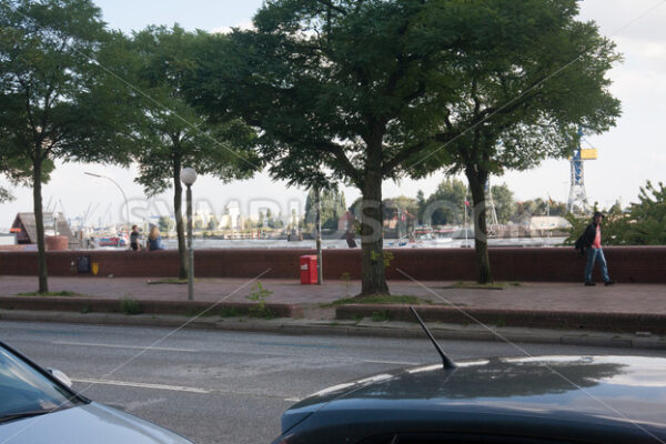 Blick auf die Promenade an der Hafenstraße - Fotos-Schmiede