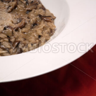 Champignon-Risotto Detail - Fotos-Schmiede